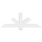 Ekena Millwork Kennewick Architectural Grade PVC Gable Bracket, 48"W x 18"H x 4"D x 4"F, 9/12 Pitch GBP048X18X0404KEN00 - alternate 4